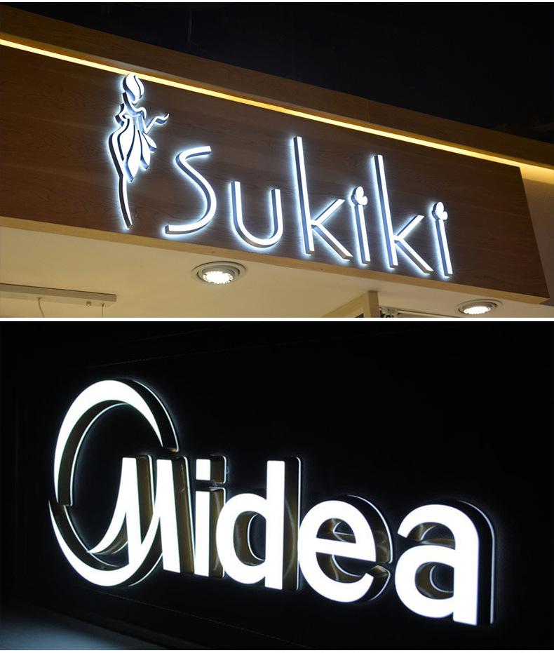Frontlit and Backlit LED Sign